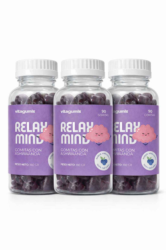 RELAX MIND - 90 GOMITAS CON ASHWAGANDHA