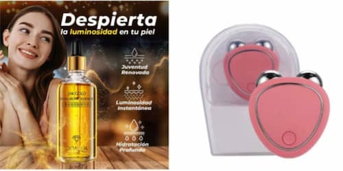 COMBO 1 SERUM 24K + 1 MASAJEADOR MICROCORRIENTE