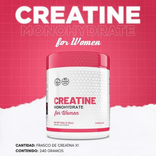 Monohidrato de Creatina para Mujeres - OLD SCHOOL