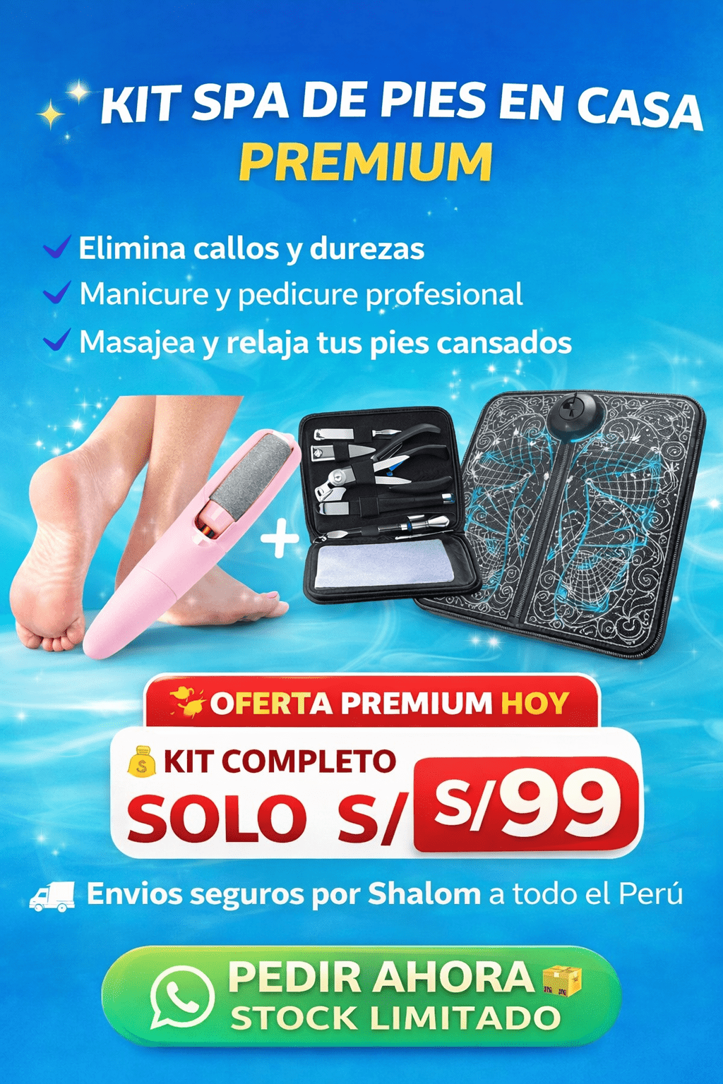 ✨ KIT SPA EN CASA 3 EN 1