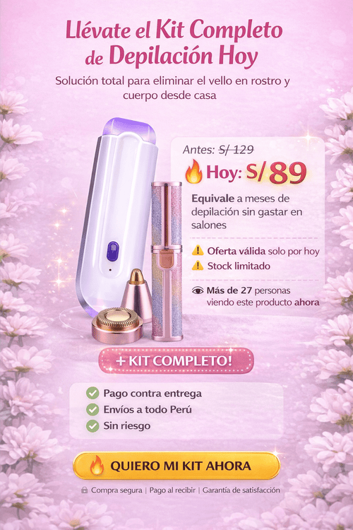 Kit Depilación Total SilkTouch Pro