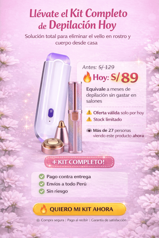 Kit Depilación Total SilkTouch Pro